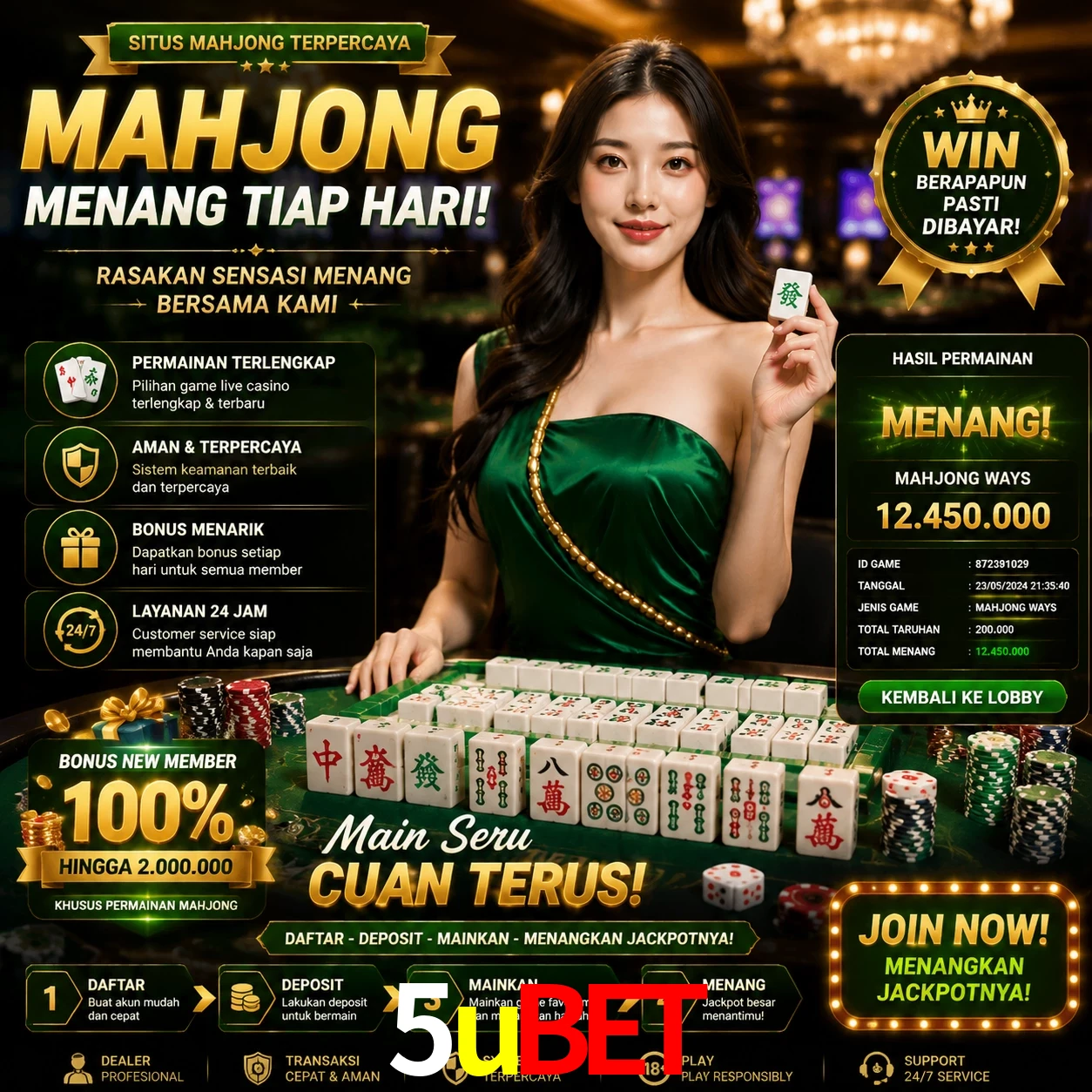 Cashback VIP 5ubet - reembolso semanal